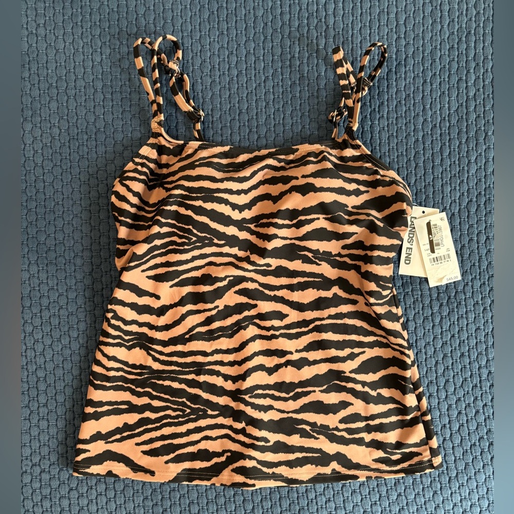NWT Lands' End Women's Tankini Top
